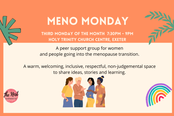 Meno Monday peer support for menopause