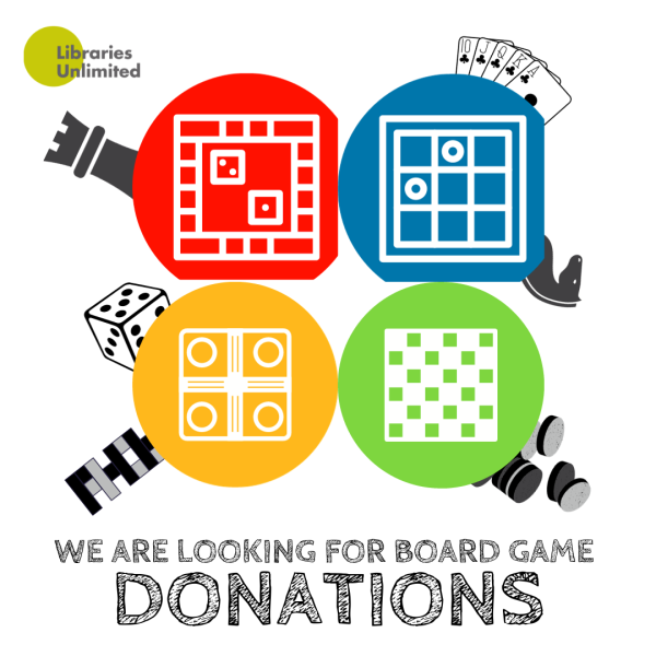 Exeter Library welcome board games donations for our library customers to enjoy