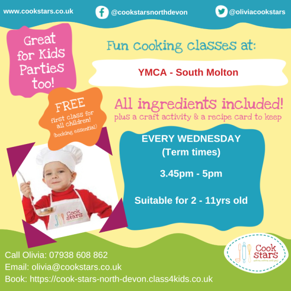 Minis and Juniors Cooking Classes South Molton