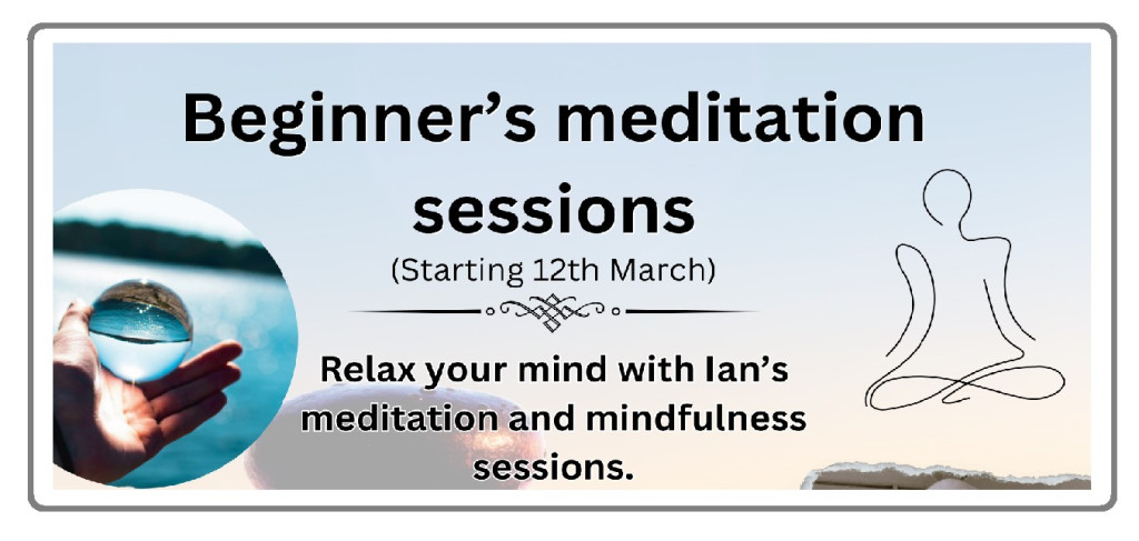 Beginners Meditation Workshop with Ian Godfrey @ Ethelwynne Brown Close.