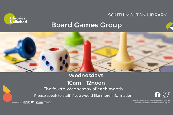 Board Games Morning at South Molton Library