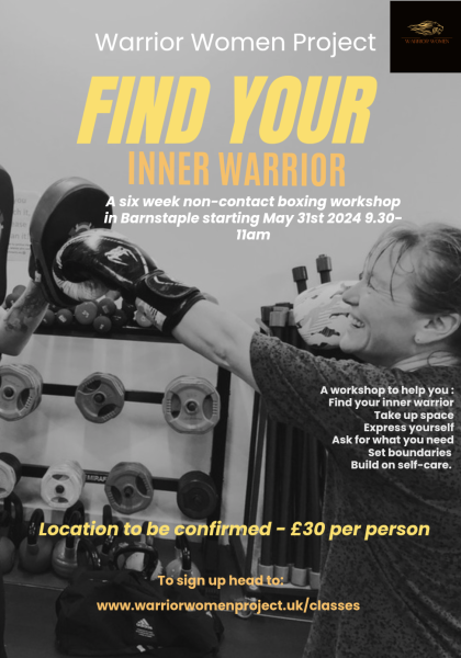 'Find your inner warrior' - embodied non contact boxing programme