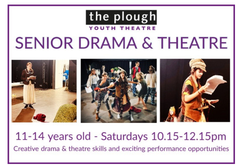Workshop: Plough Youth Theatre - Seniors (11-14 yrs)