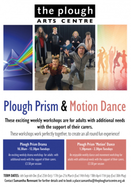 Workshop: Plough Prism Drama (For adults with disabilities)