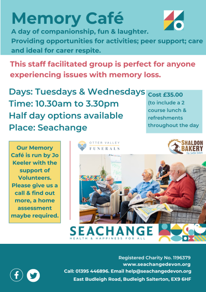 Memory cafe at Seachange