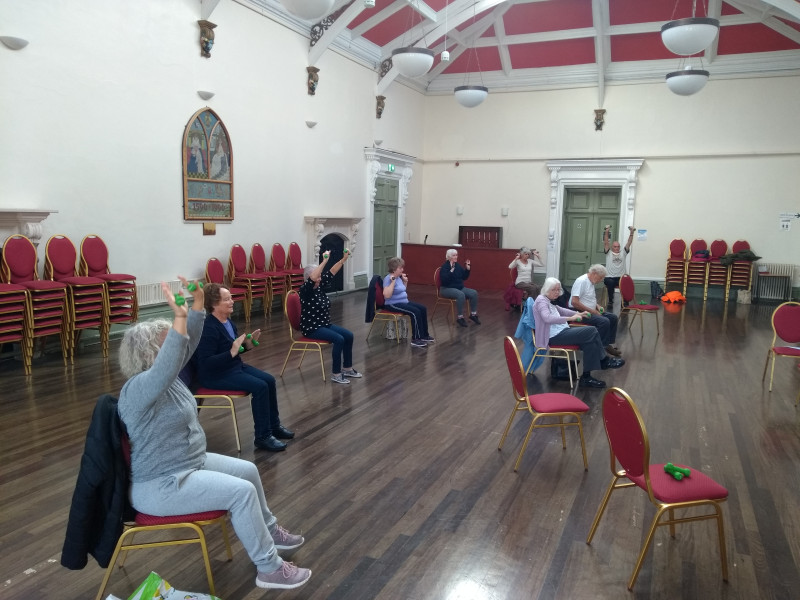 Chair-based exercise class