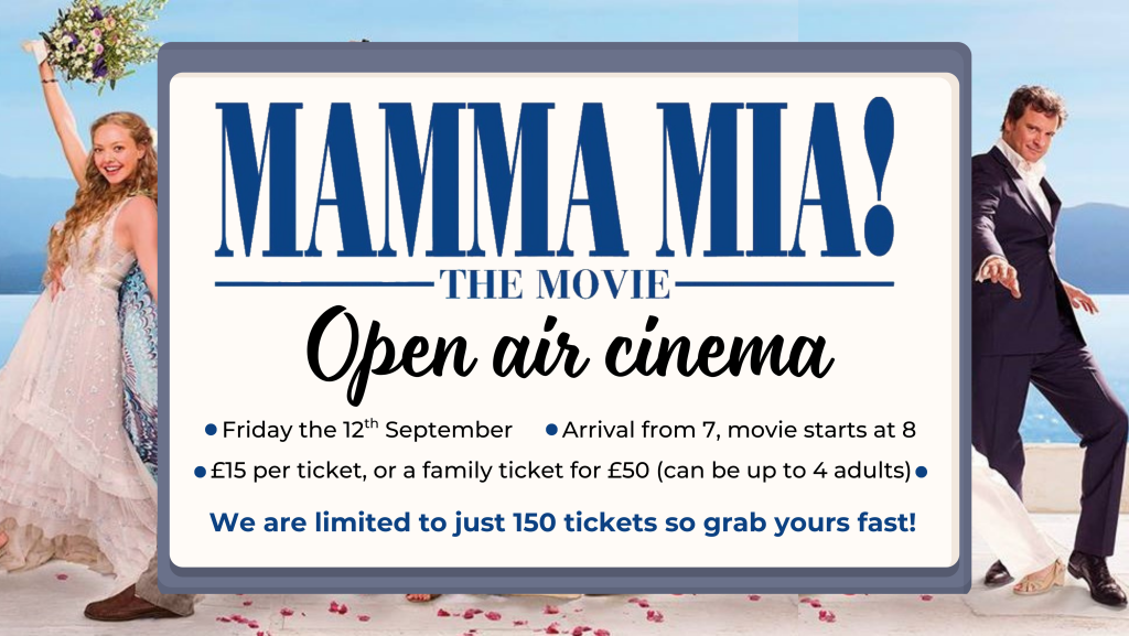 Mamma Mia Open Air Cinema Movie Night