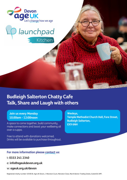 Chatty café - talk, share and laugh with others