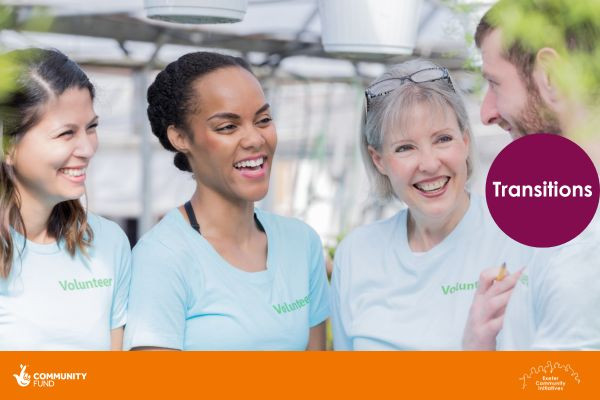 Volunteer for Transitions with hours to suit you. Upcoming training in Exeter on June 21st.