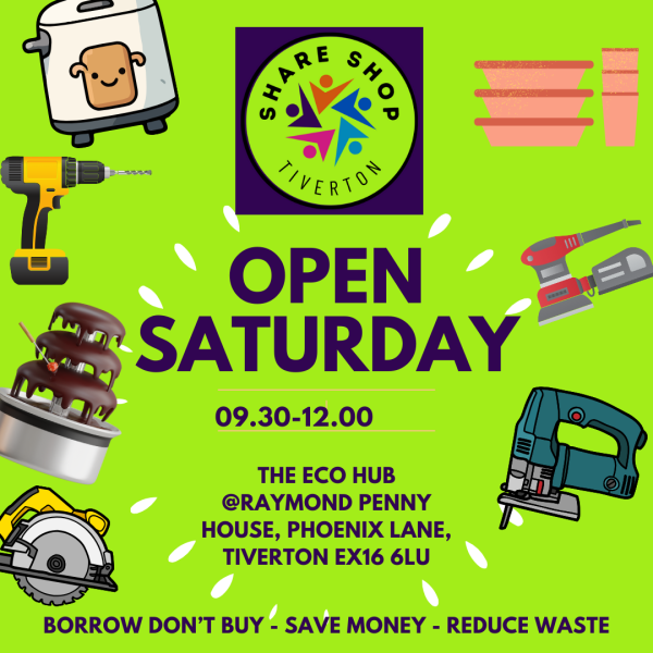 Share Shop Tiverton - A Library of Things