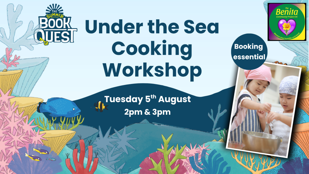 Under the Sea Cooking Workshop with the Benita Project, at South Molton Library