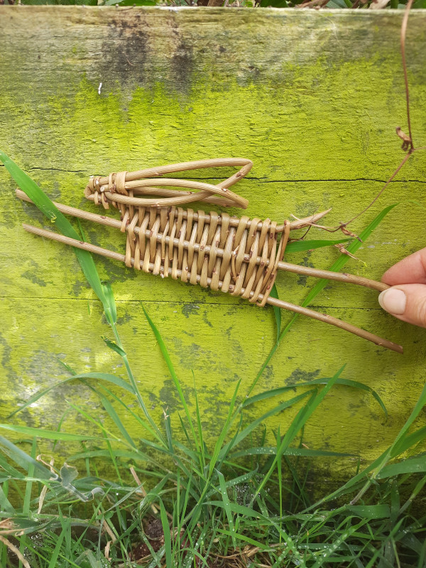 Harvest Hares  - willow weaving