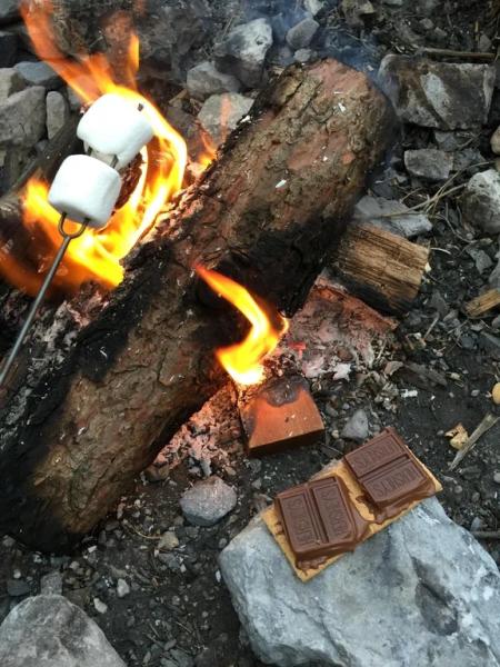 SMILE Campfire and S'mores Making