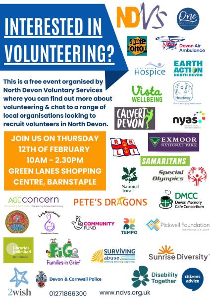 Revitalising Volunteering Event in Barnstaple