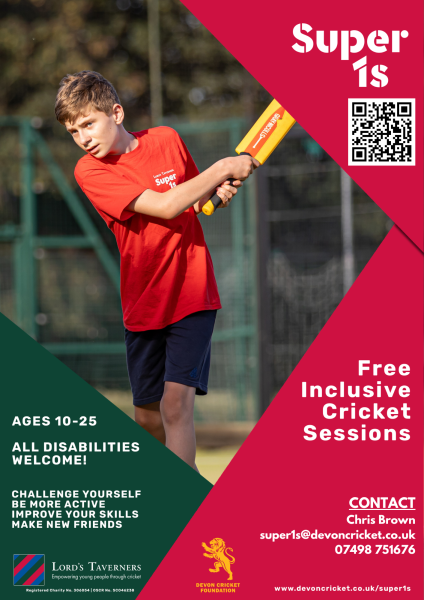 Super 1s- Free Disability Cricket in Torquay