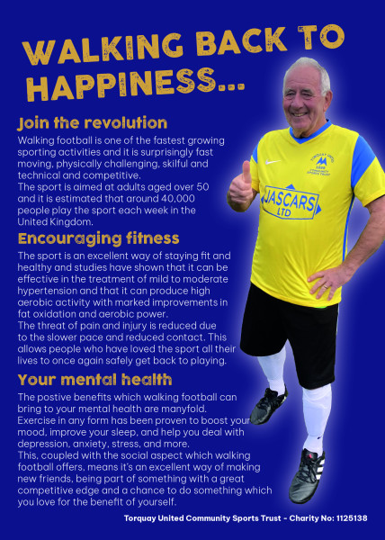 Weekly Walking Football Sessions