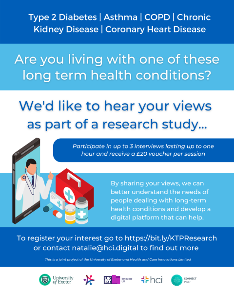 Could you help develop an app to support people with COPD, T2 Diabetes, CKD, CHD or asthma?