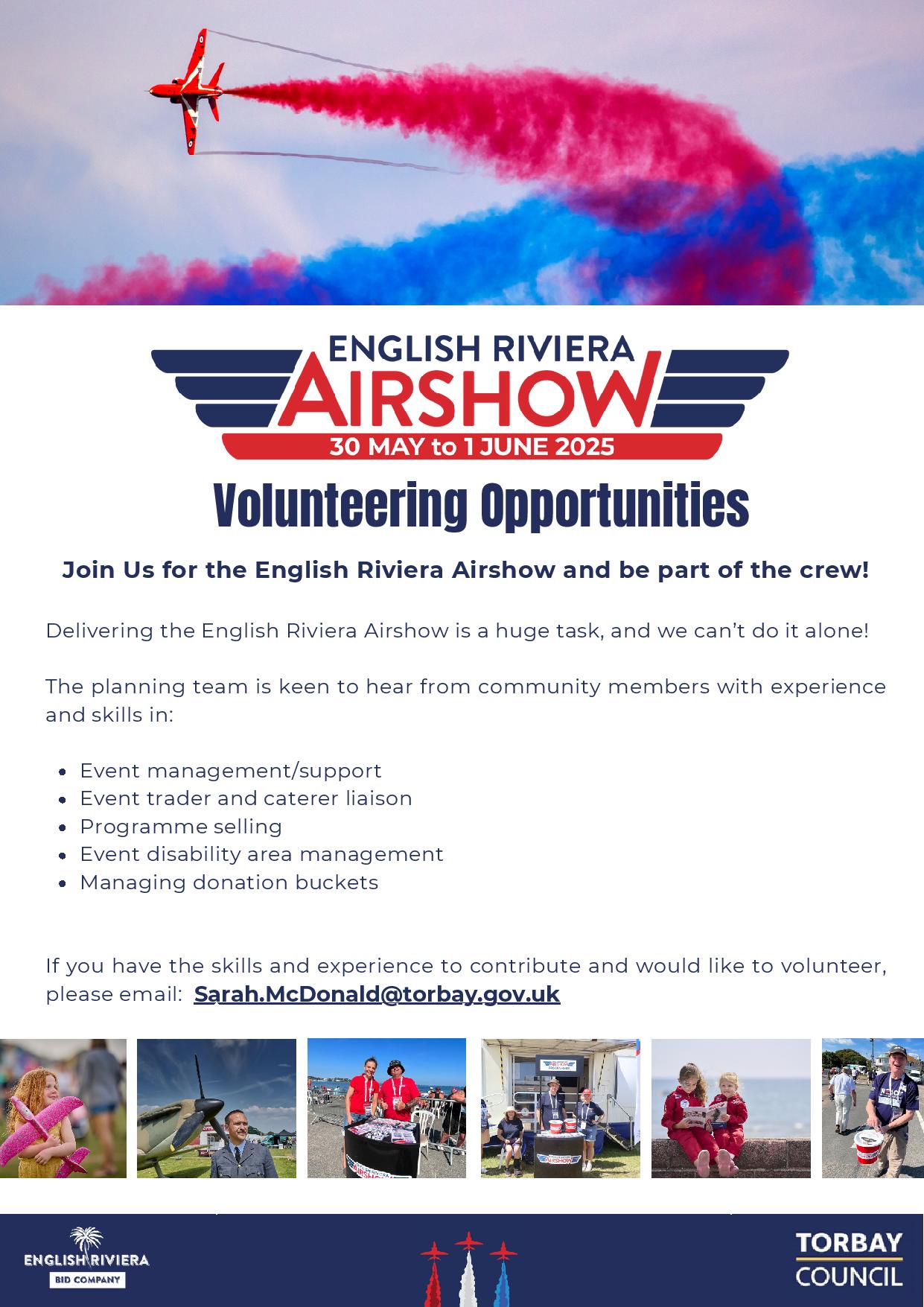Volunteer at the English Riviera Airshow
