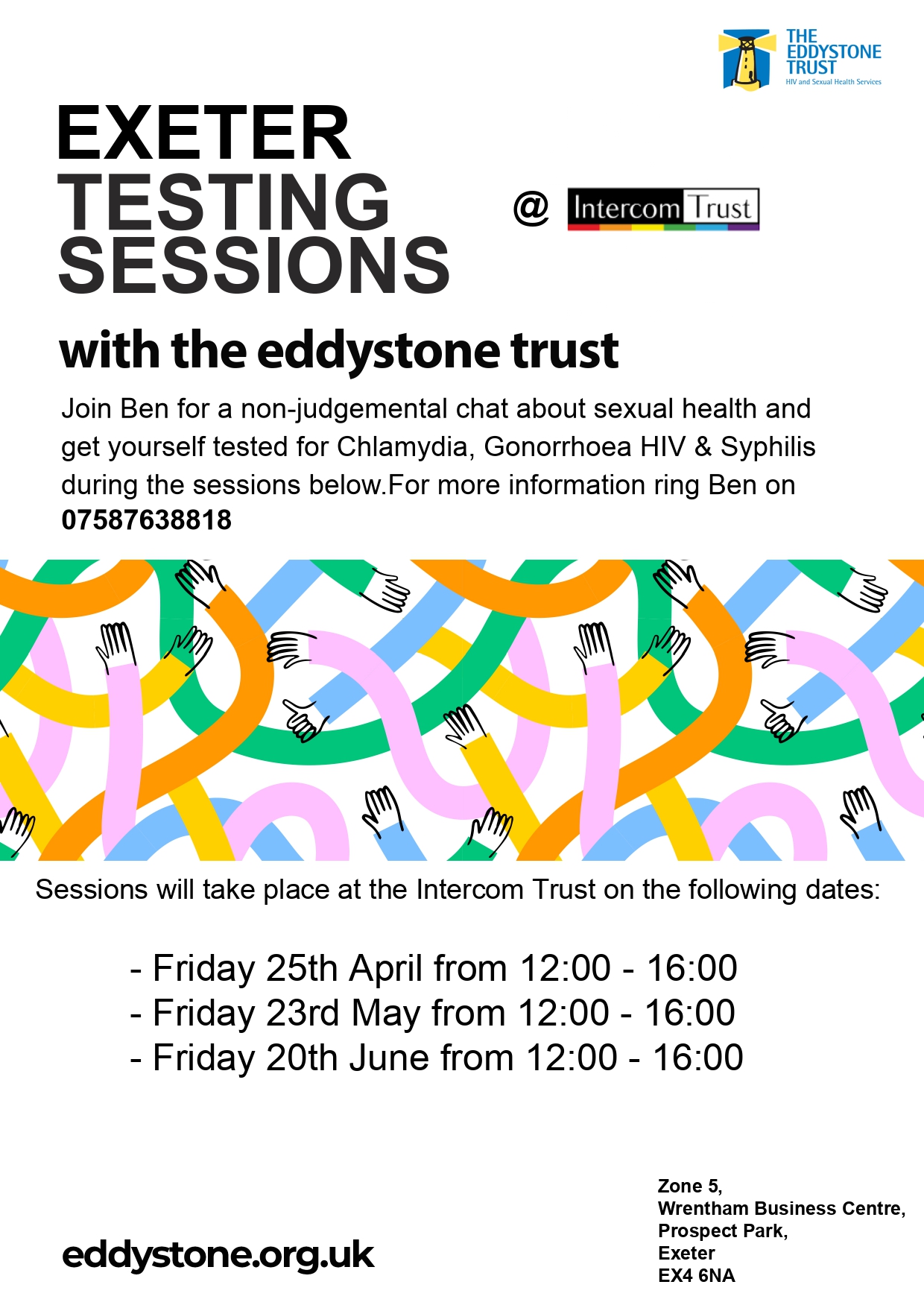 Exeter testing sessions May and June 2025