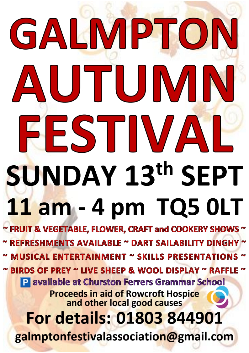 Galmpton Autumn Festival Poster